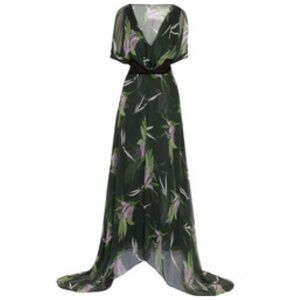 NWT Marni Printed Silk Chiffon Maxi Dress size 42